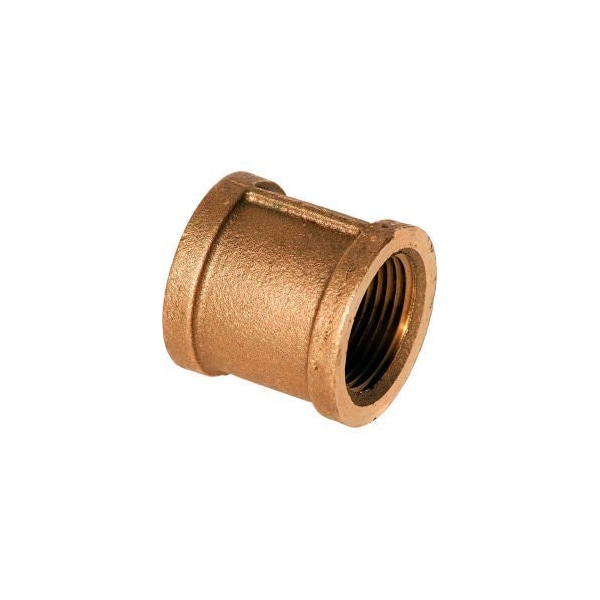 1-1/4 In. Lead Free Brass Coupling - FNPT - 125 PSI - Import